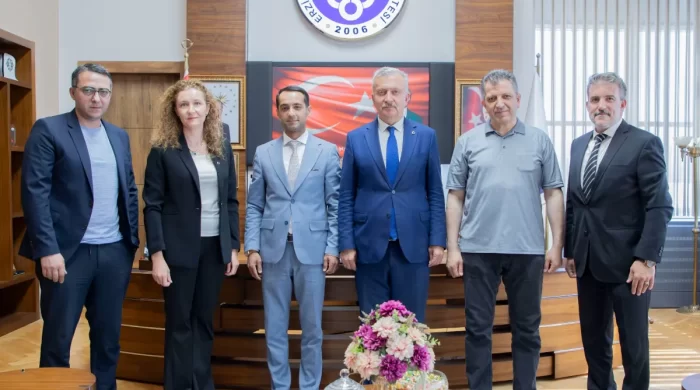 Kıtalararası Turizm Yönetimi Kongresi Ekibinden Rektör Prof. Dr. Akın Levent’e ziyaret