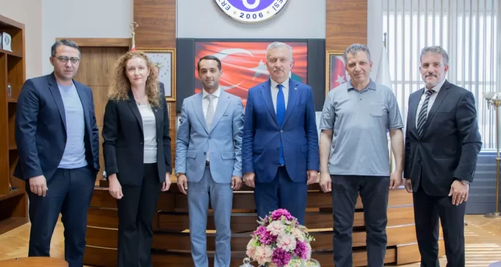 Kıtalararası Turizm Yönetimi Kongresi Ekibinden Rektör Prof. Dr. Akın Levent’e ziyaret