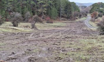 Belediye Kızak şenliği yapılacak pistte düzenleme yaptı