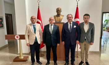 TİMBİR ve BHA heyetinden Lefkoşa Büyükelçisi Ali Murat Başçeri’ye ziyaret