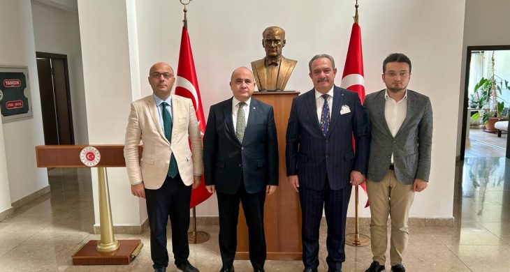 TİMBİR ve BHA heyetinden KKTC Büyükelçisi Ali Murat Başçeri’ye ziyaret