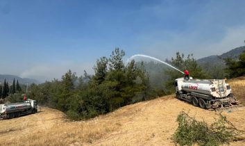 Kocaeli Belediyesi A Takımı, yangınlar için seferber oldu