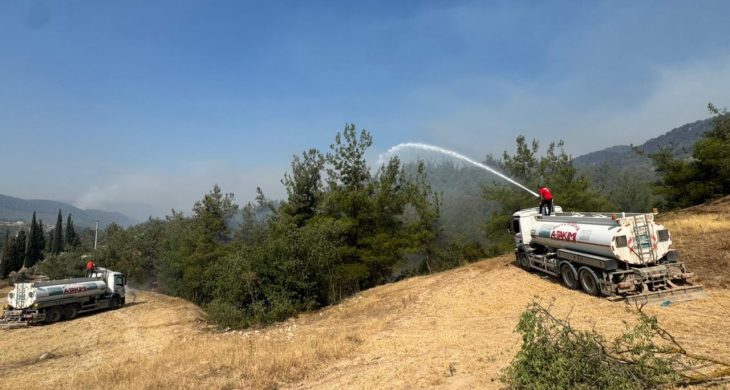 Kocaeli Belediyesi A Takımı, yangınlar için seferber oldu