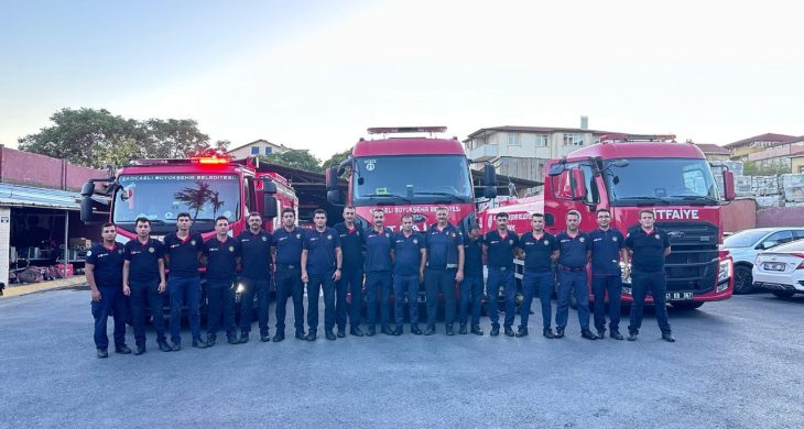 Kocaeli İtfaiyesi Çanakkale’ye gitti