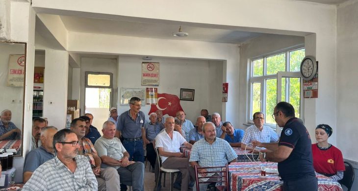 İtfaiyeden yangınlara karşı farkındalık eğitimi