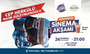 Açık havada sinema keyfi başlıyor