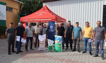 Kocaeli Büyükşehir’den çiftçiye yüzde 75 hibeli tohum desteği