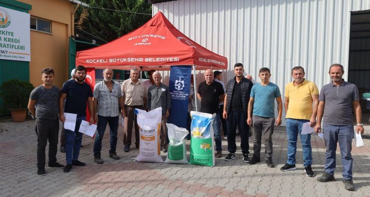 Kocaeli Büyükşehir’den çiftçiye yüzde 75 hibeli tohum desteği