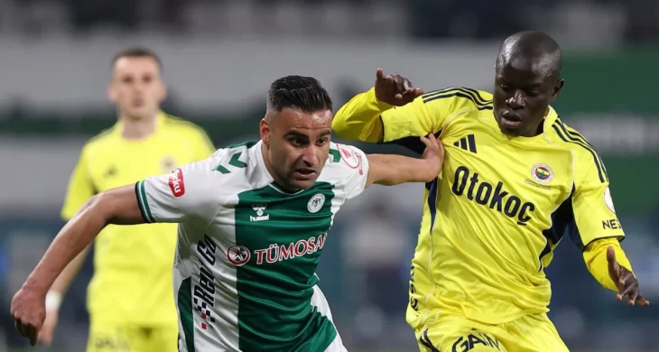 Konyaspor uzatmada yıktı! Fenerbahçe kupaya veda etti