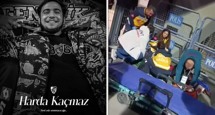 Kupa maçında acı kayıp: Tribünden düşen genç taraftar hayatını kaybetti