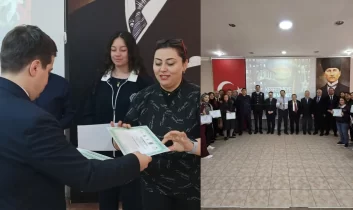 Kursiyerler sertifikalarına kavuştu