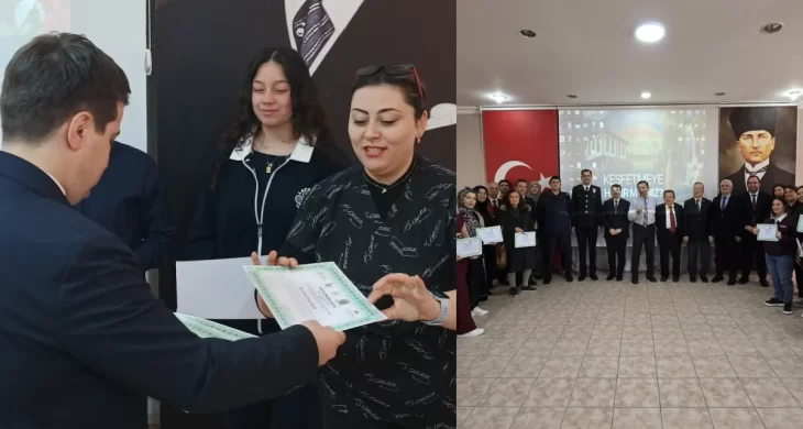 Kursiyerler sertifikalarına kavuştu
