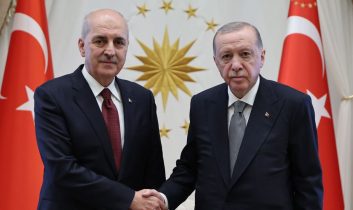 Erdoğan ve Kurtulmuş Beştepe’de bir araya geldi