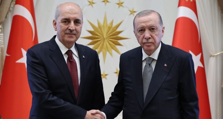 Erdoğan ve Kurtulmuş Beştepe’de bir araya geldi