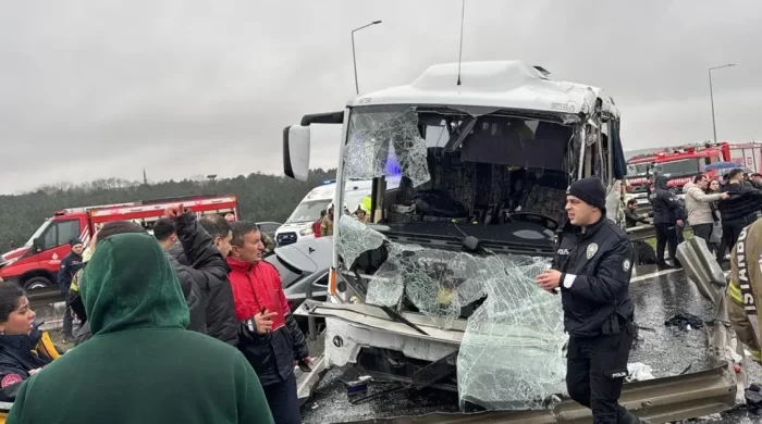 Kuzey Marmara Otoyolu’nda zincirleme kaza: Çok sayıda yaralı