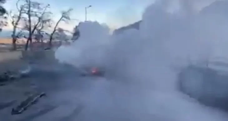 Kuzey Marmara’da yangın: Tır yandı