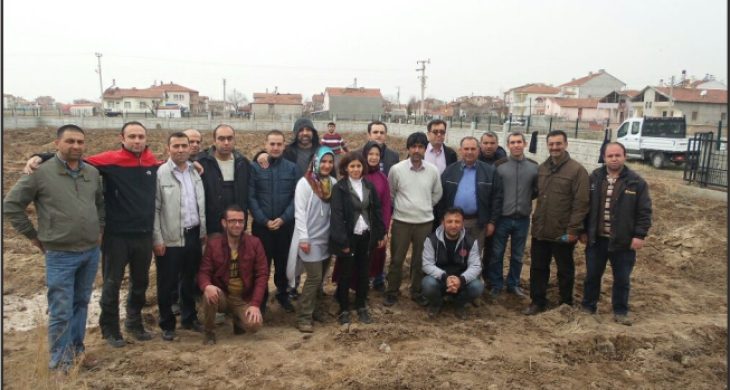 İl Sağlık ve Halk Sağlığı Ceviz ağacı dikti