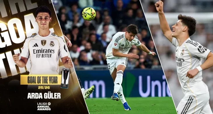 La Liga’dan Arda Güler’e ‘sezonun en güzel golü’ ödülü