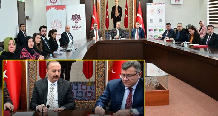 Isparta’da iki önemli projenin protokolü imzalandı