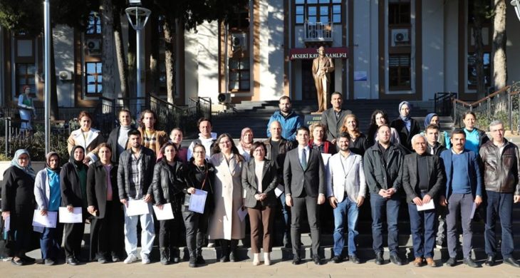 Akseki’de coğrafi işaretli ürünler tanıtımına teşekkür belgeleri