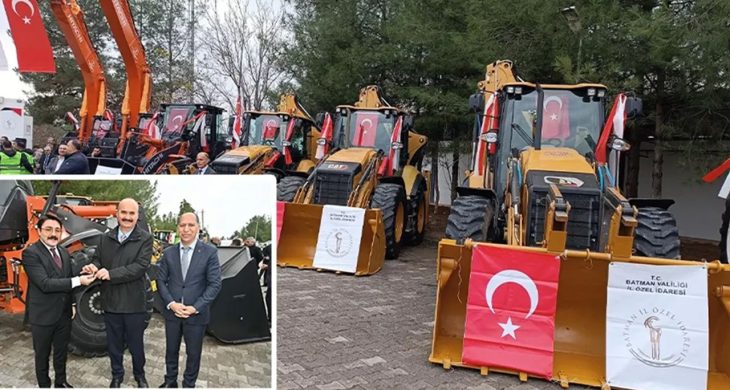 Batman il özel idareye 171 milyonluk araçlar
