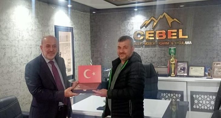 Müftü Biçer’den hayırsever iş insanı Demirel’e ziyaret