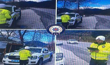 Isparta–Antalya karayolu’nda drone destekli trafik denetimi