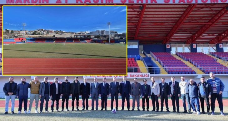 Mardin 21 Kasım stadyumu yenilendi