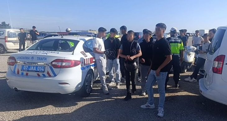 Manavgat’ta motosikletçilere 220 bin lira ceza
