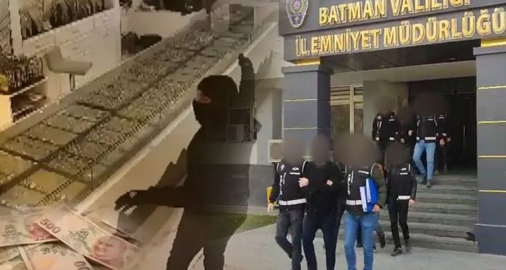 Batman’da meydana gelen kuyumcu soygununda 6 şüpheli gözaltında