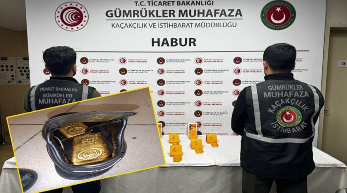 Habur’da ayakkabıların içinden 41 kilo altın çıktı