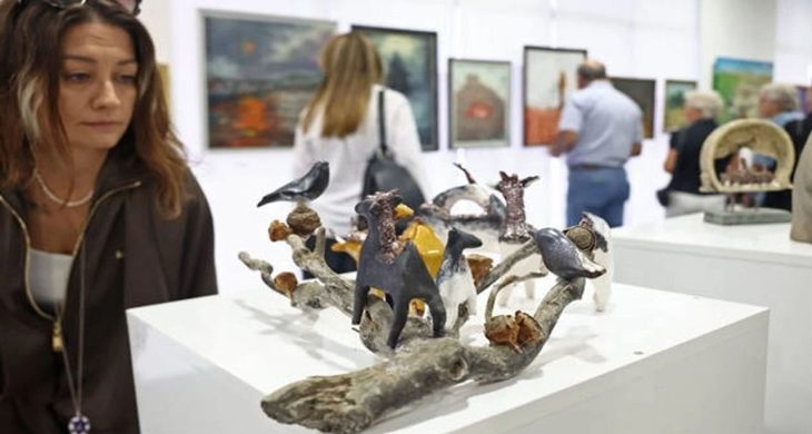 Antalya’da 102 sanatçıdan 102 eserlik sergi