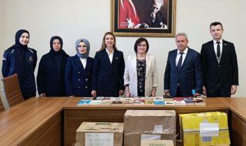 Akseki cezaevi kütüphanesine kitap desteği