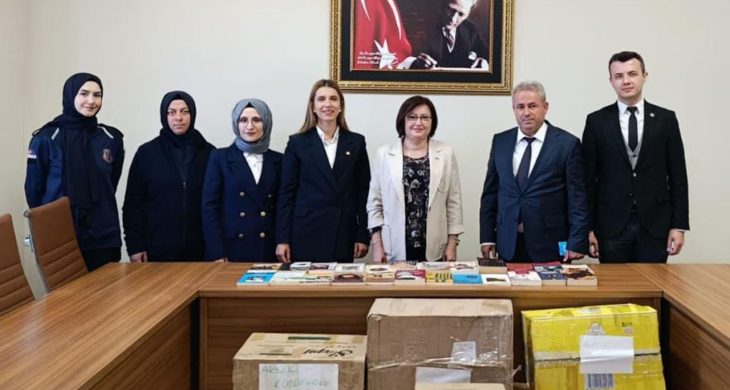 Akseki cezaevi kütüphanesine kitap desteği