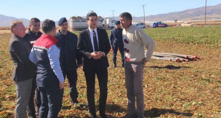 Burdur Tefenni ovası’nda pancar hasadı bereketi