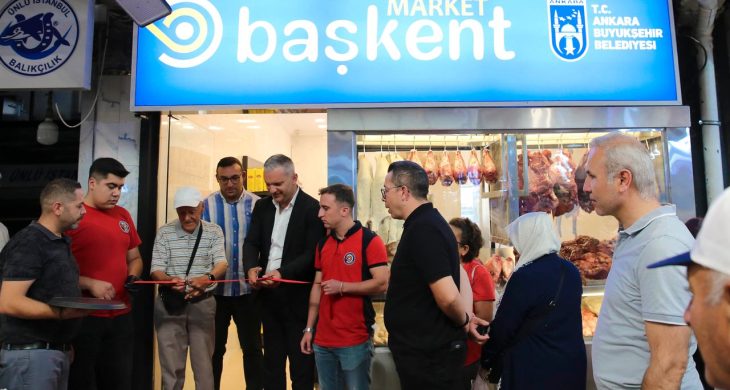 Başkent Market’in 8. şubesi Tarihi Ulus Hali’nde açıldı