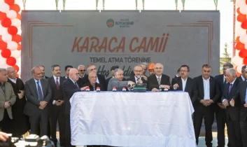 Malatya Şehir Mezarlığı’nda Karaca Camisi’nin temeli atıldı