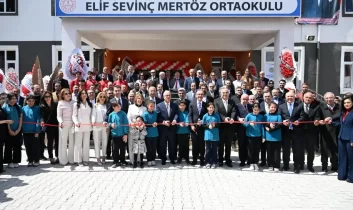 Malatya’da Elif Sevinç Mertöz Ortaokulu açıldı