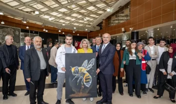 Malatya’da Otizm Farkındalık Haftası resim sergisi açıldı