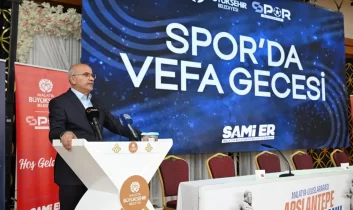Malatya’da spora emek veren isimlere vefa gecesi