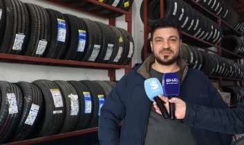 Malatya’da sürücüler lastikçilere akın ediyor