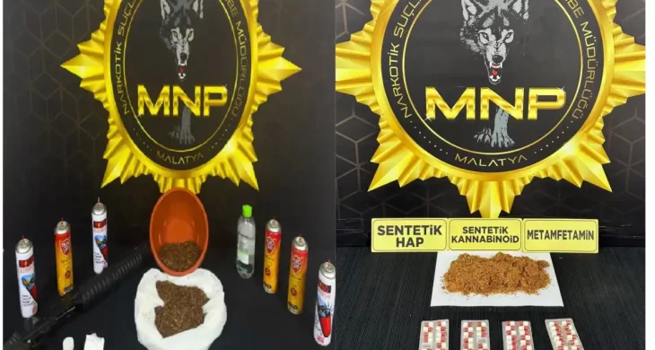 Malatya’da uyuşturucu operasyonu: 7 şüpheli tutuklandı