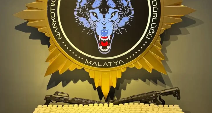 Malatya’da uyuşturucu ve silah operasyonu: 4 gözaltı