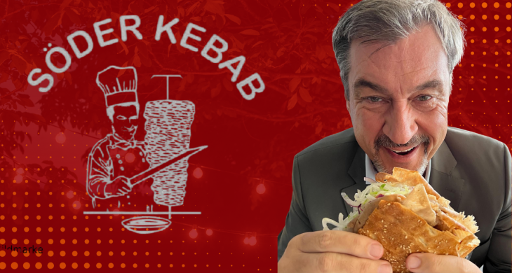 Markus Söder’in döner sevgisi markalaştı: “Söder Kebab” resmen tescillendi