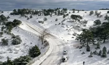 Mart sonunda sürpriz kar