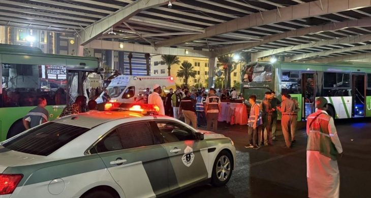 Mekke’de Türk kafilesine otobüs çarptı: 1 ölü, 2 yaralı