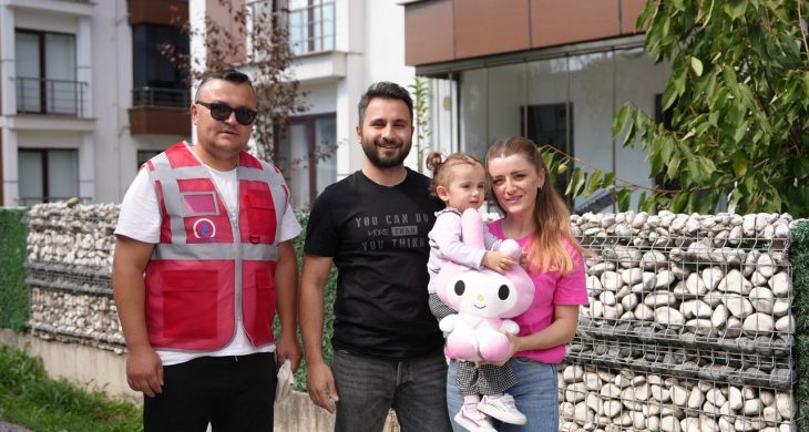 Minik Melisa’ya anlamlı jest