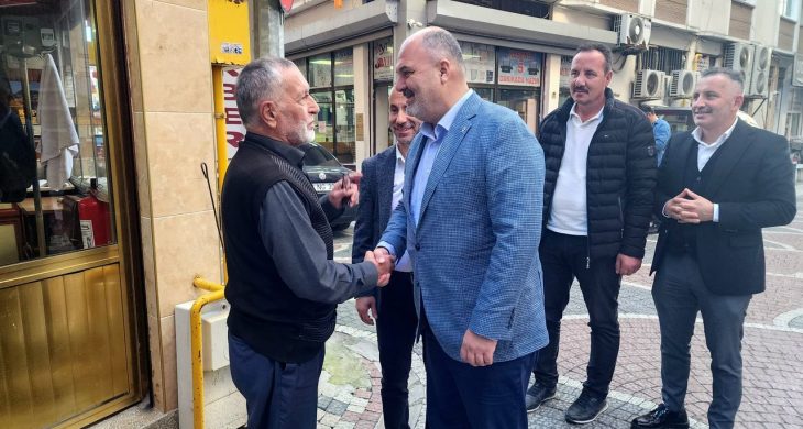 AK Parti Giresun İl Başkanı Mete Bahadır Yılmaz Bulancak  ziyaret etti