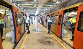 Metro ve ANKARAY’da hijyen mesaisi