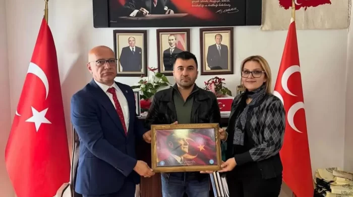 MHP Ardahan İl Başkanı Köseliören’den MHP Kars İl Başkanı Okyay’a kardeşlik ziyareti